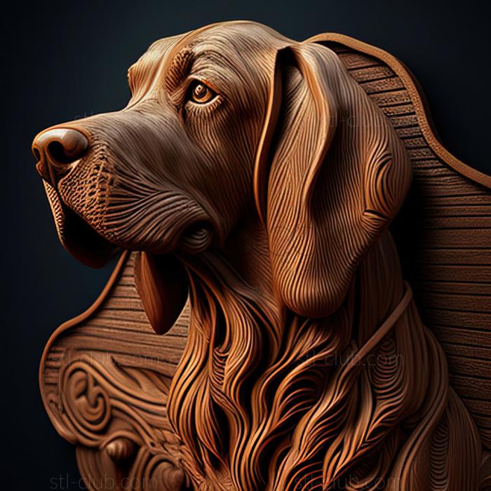 3D model st The Austrian Hound dog (STL)